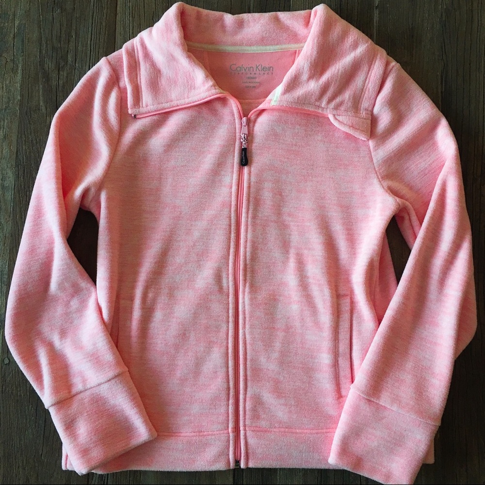 nwot//calvin klein • fleece sweatshirt jacket